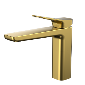 Brushed Gold ELEGANCE Series H59A basin faucet for bathroom sink