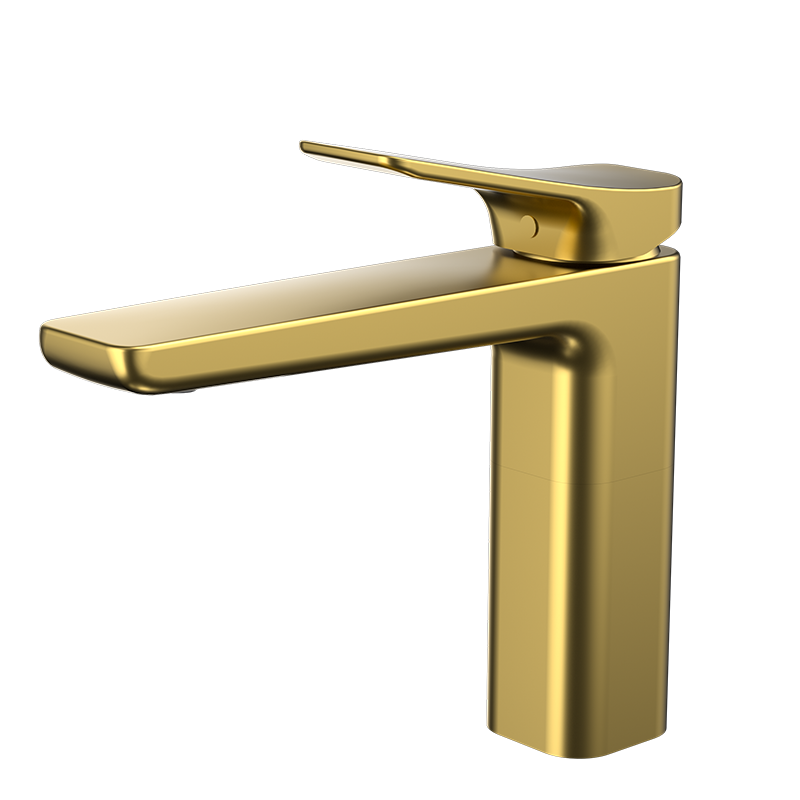 Brushed Gold ELEGANCE Series H59A basin faucet for bathroom sink