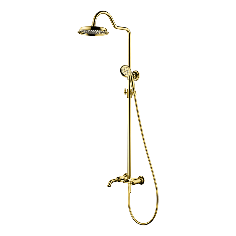 Brushed Gold LUXE Series H59A 3 function exposed shower system