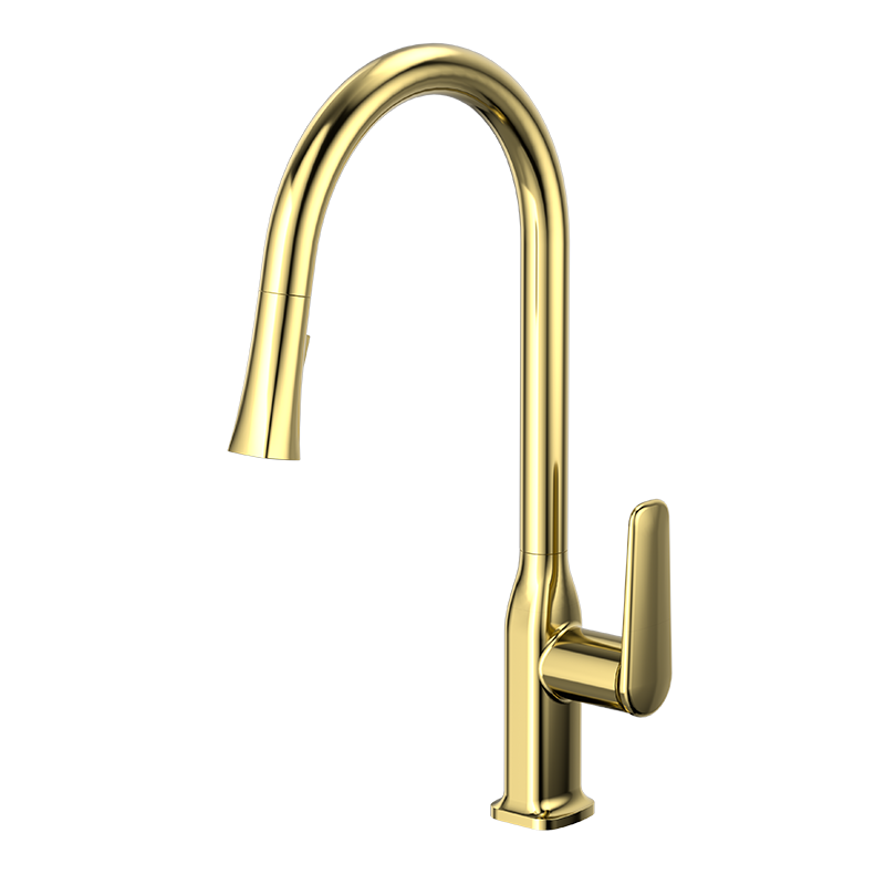 Brushed Gold MINIMAL Series H59A single handle kitchen faucet