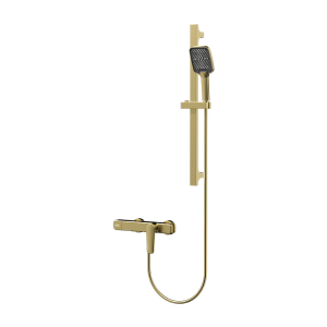 Brushed Gold MINIMAL Series H59A exposed single function hand shower system