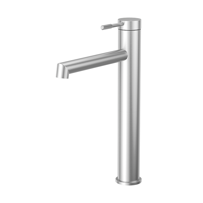 Brushed Nickel RING Series H59A elevated basin faucet