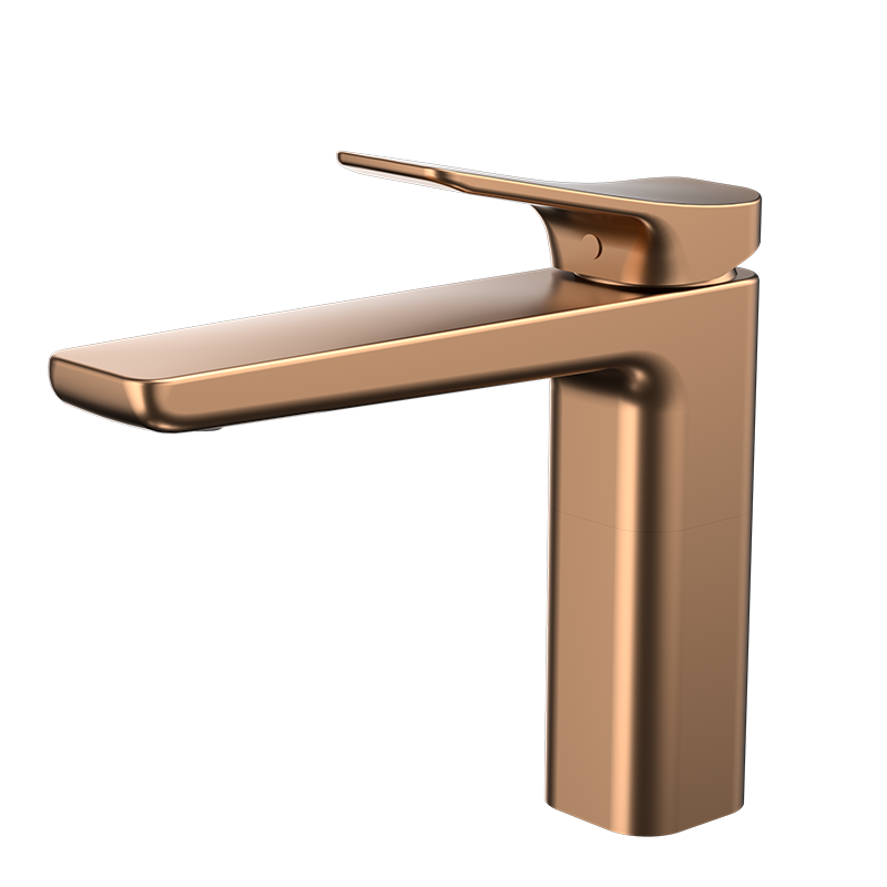 Brushed Rose Gold ELEGANCE Series H59A basin faucet for bathroom sink