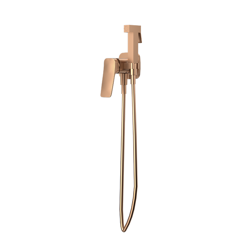 Brushed Rose Gold ELEGANCE Series H59A concealed bidet spray mixer set
