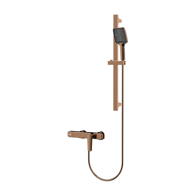 Brushed Rose Gold MINIMAL Series H59A exposed single function hand shower system