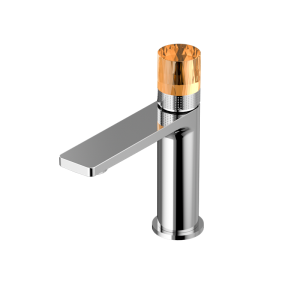 Chrome CRYSTAL Series H59A basin faucet with premium 59-1 copper body and crystal handle