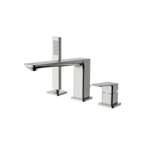 Chrome ELEGANCE Series 3 hole bathtub faucet set