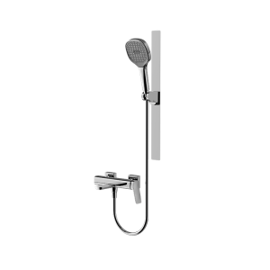 Chrome ELEGANCE exposed bath shower mixer set