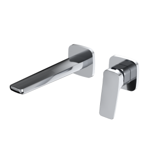 Chrome ELEGANCE Series H59A trimless wall mounted basin faucet