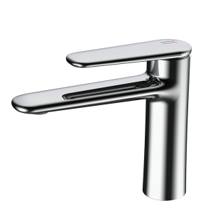 Chrome MINIMAL Series H59A basin faucet with premium brass body