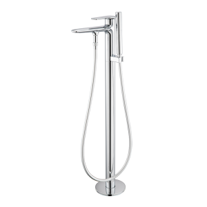 Chrome MINIMAL Series H59A floor mounted bathtub faucet set