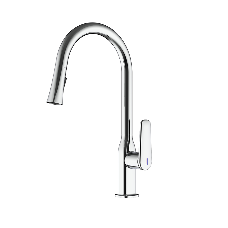 Chrome MINIMAL Series H59A single handle kitchen faucet