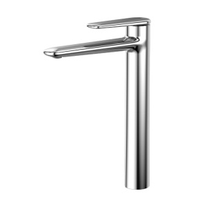 Chrome MINIMAL Series H59A tall vessel basin faucet with premium brass body