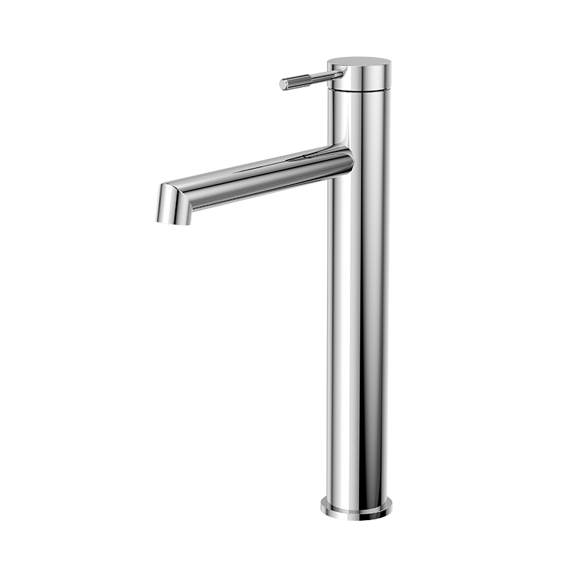 Chrome RING Series H59A elevated basin faucet