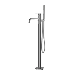 Chrome RING Series H59A floor mounted bathtub faucet set