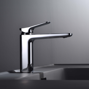 Full view of ELEGANCE Series bathroom sink faucet