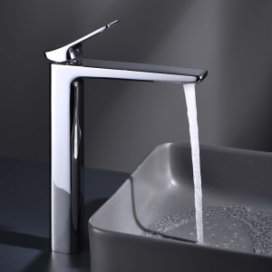 Full view of ELEGANCE Series elevated basin faucet
