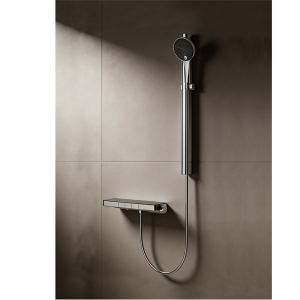 Full view of ELEGANCE Series thermostatic hand shower system