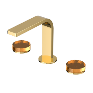 Fran Gold CRYSTAL Series H59A widespread basin faucet with premium 59-1 copper body
