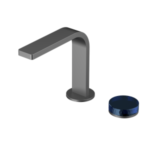 Gunmetal CRYSTAL Series H59A slim body 2 hole basin faucet