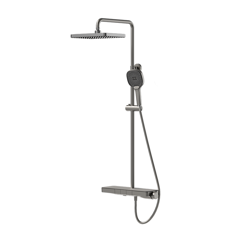 Gunmetal ELEGANCE Series H59A thermostatic rail shower system