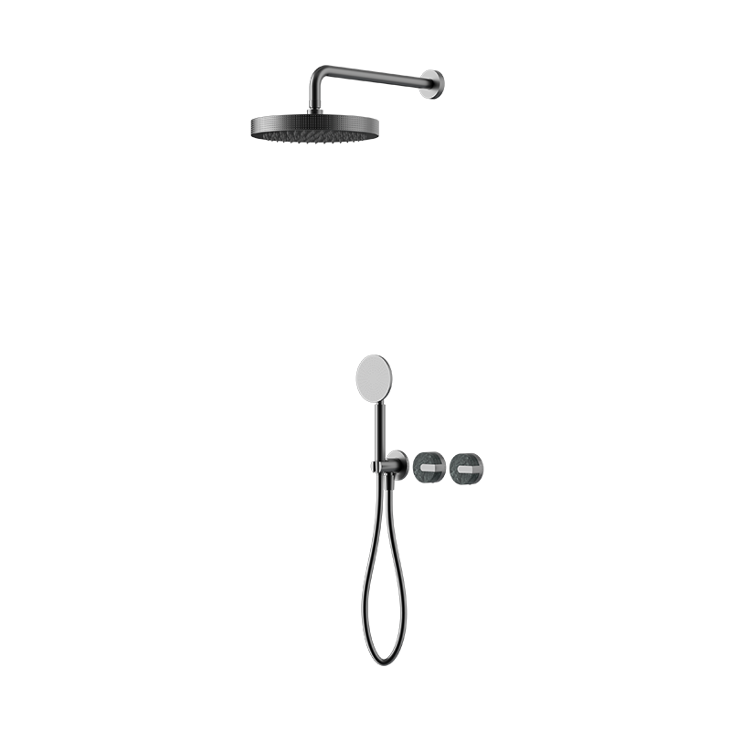 Gunmetal MARBLE Series H59A concealed dual function shower system