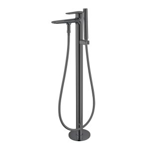 Gunmetal MINIMAL Series H59A floor mounted bathtub faucet set