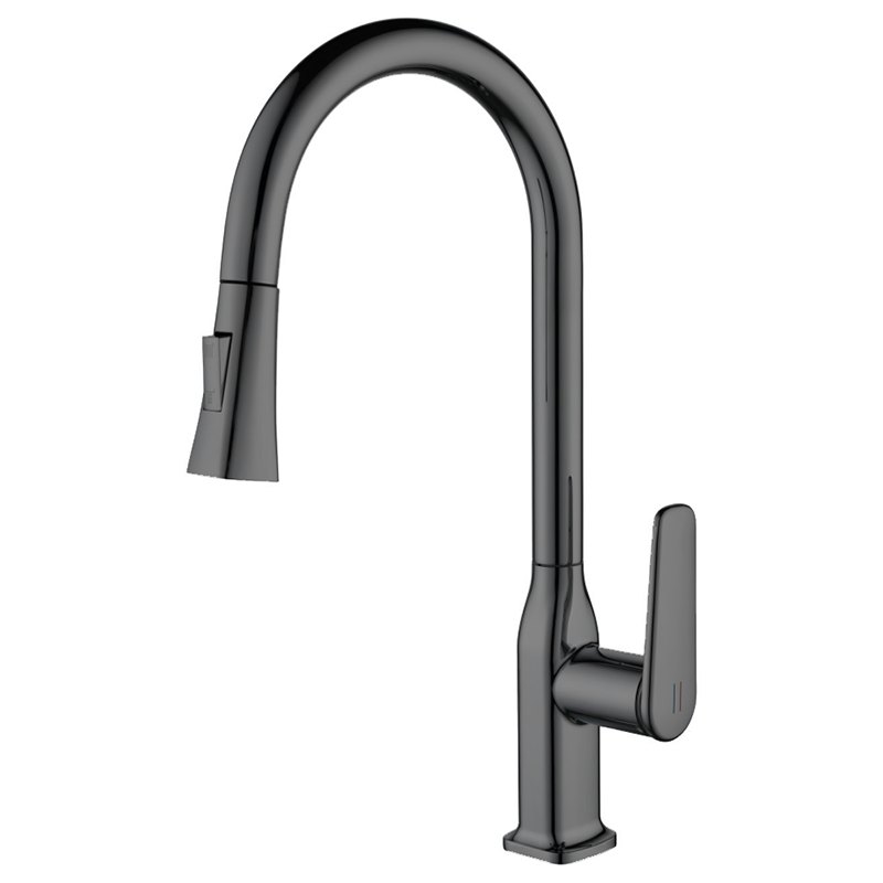 Gunmetal MINIMAL Series H59A single handle kitchen faucet