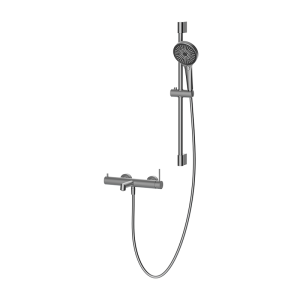 Gunmetal RING Series H59A exposed dual function bath shower mixer set