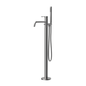 Gunmetal RING Series H59A floor mounted bathtub faucet set