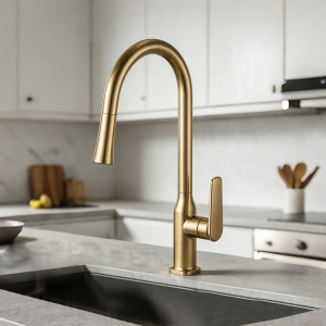Full view of MINIMAL Series kitchen faucet