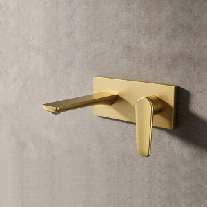 Full view of MINIMAL Series wall mounted basin faucet