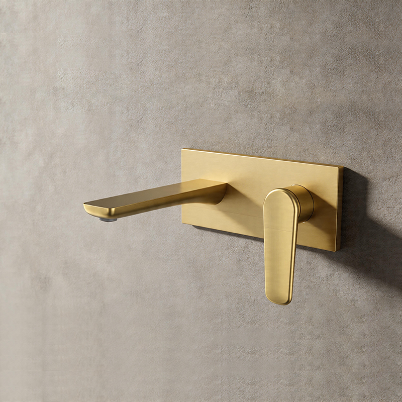 Full view of MINIMAL Series wall mounted basin faucet