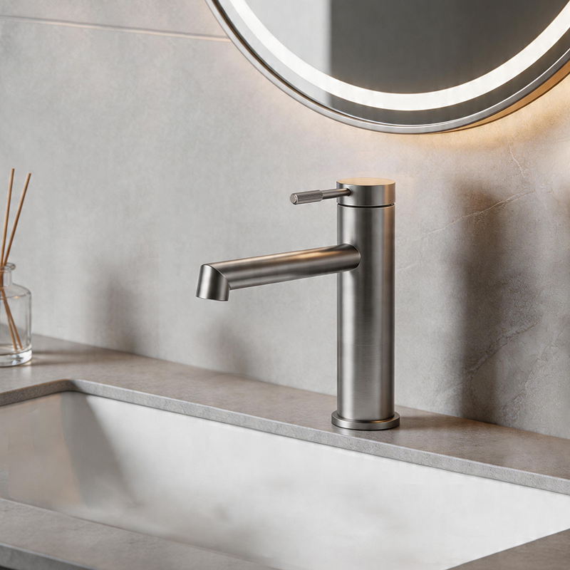 Full view of RING Series bathroom sink faucet