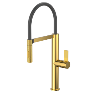 Brushed Gold PURE Series H59A kitchen faucet