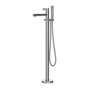 Brushed Nickel PURE Series floor mounted bathtub faucet set