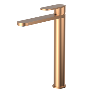 Brushed Rose Gold ECLAT Series SUS304 tall vessel basin faucet