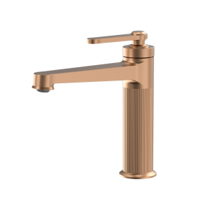 Brushed Rose Gold LUXE Series H59A brass basin faucet