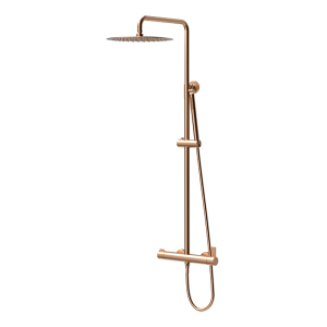 Brushed Rose Gold PURE Series SUS304 exposed dual function shower system