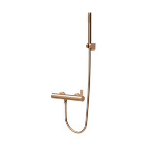 Brushed Rose Gold PURE Series SUS304 exposed single function hand shower set