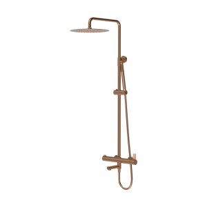 Brushed Rose Gold PURE Series SUS304 exposed bath shower mixer set