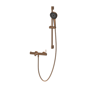 Brushed Rose Gold RING Series H59A exposed dual function bath shower mixer set