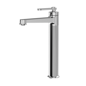 Chrome LUXE Series H59A tall vessel basin faucet