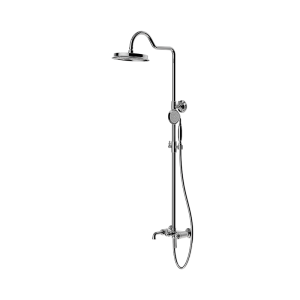 Chrome LUXE Series triple function rain shower system