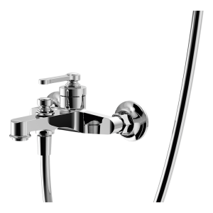 Chrome LUXE Series H59A wall mounted bathtub faucet