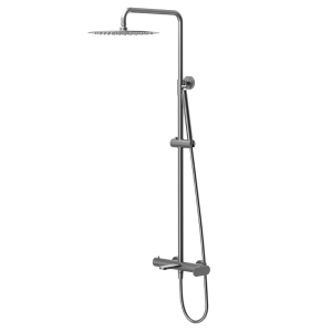 Gunmetal ECLAT Series SUS304 exposed triple function rain shower system