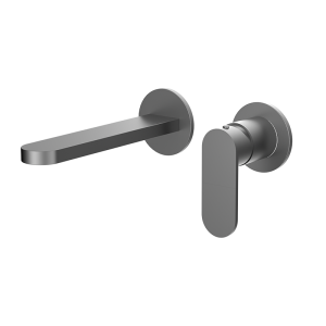 Gunmetal ECLAT Series SUS304 wall mounted basin faucet