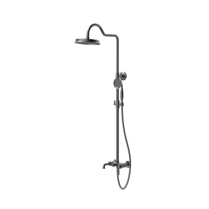 Gunmetal LUXE Series triple function rain shower system