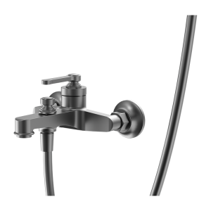 Gunmetal LUXE Series H59A wall mounted bathtub faucet