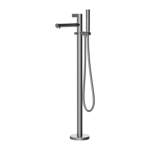 Gunmetal PURE Series floor mounted bathtub faucet set